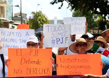 Trabajadores del Poder Judicial amplían paro de labores por eliminación de fideicomisos