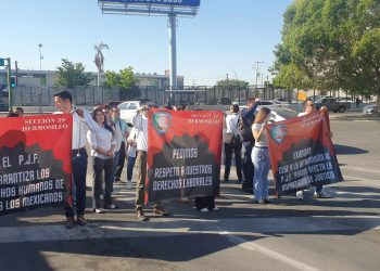Realizan manifestaciones empleados del Poder Judicial Federal en Sonora