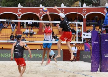 Campeones mundiales de voleibol de playa se instalan en octavos de final de Tlaxcala 2023
