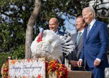 Biden celebra su cumpleaños indultando a dos pavos de Acción de Gracias