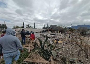 Deja 5 muertos explosión de polvorín en Santiago de Anaya, Hidalgo