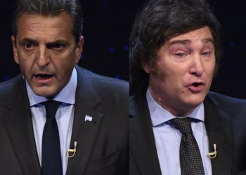 Massa y Milei se enfrentan en debate previo a la segunda vuelta presidencial en Argentina