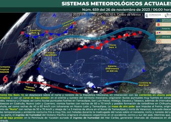 Para este domingo, se esperan lluvias puntuales muy fuertes en Puebla, Veracruz y Chiapas