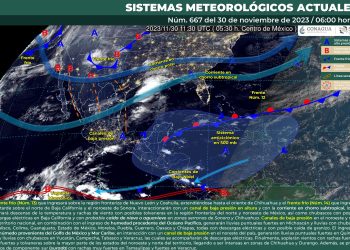 Este jueves se pronostican lluvias puntuales muy fuertes en Puebla, Veracruz, Oaxaca y Chiapas