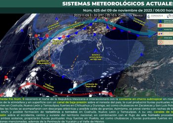 Se pronostican lluvias puntuales muy fuertes en Coahuila, Nuevo León, Tamaulipas y Puebla