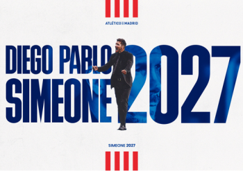 Diego Simeone renueva con el Atlético hasta 2027