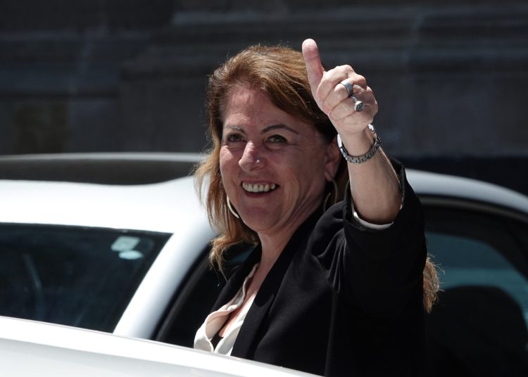 CIUDAD DE MÉXICO, 13JUNIO2023.- Integrantes del gabinete federal se retiraron de Palacio Nacional tras sostener una reunión con el Presidente Andrés Manuel López Obrador, dónde se esperaban ajustes al gabinete tras el inicio del proceso interno de selección de candidato(a) por Morena. 
FOTO: GALO CAÑAS/CUARTOSCURO.COM
