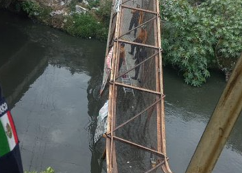 El colapso de un puente entre Neza y Chimalhuacán deja 13 heridos