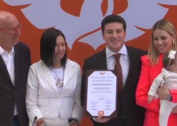 Samuel García se registra como precandidato de Movimiento Ciudadano a la presidencia