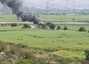 Cae helicóptero de la Comisión Federal de Electricidad en Morelos, mueren tres personas