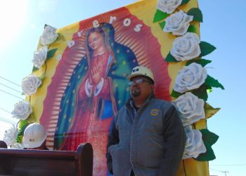Así peregrinan para agradecer a la Virgen de Guadalupe