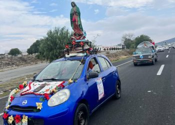 Llegan miles de peregrinos a la Basílica Menor de Santa María de Guadalupe en Pachuca