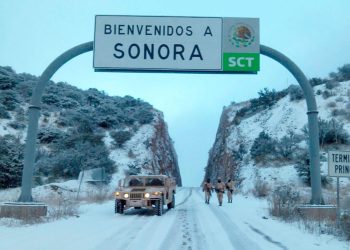 Prevén frio con registros de -10 grados y nevadas en Sonora
