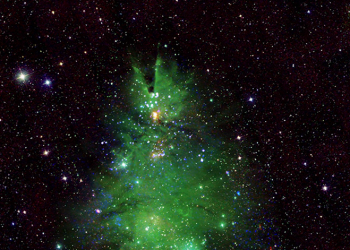 Figura navideña aparece en el espacio, te contamos