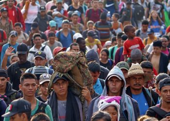 Avanza la caravana migrante ante visita estadounidense a México
