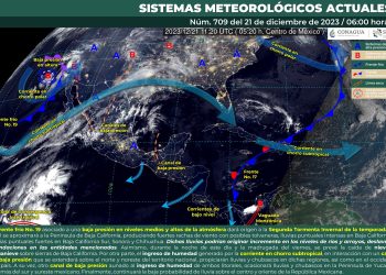 Este jueves, se pronostican fuertes rachas de viento y lluvias puntuales intensas en el noroeste del país