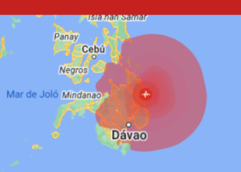 Filipinas se cimbra con terremoto de magnitud 7.6
