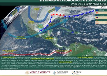 Entérate del pronóstico del clima para este sábado 27 de enero