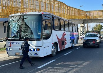 Asaltan a pasajeros en autobús de Tizayuca