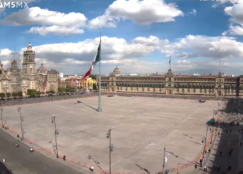 Totalmente peatonal el Zócalo de CDMX