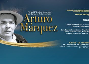 La OCBA interpretará cinco obras ganadoras del Concurso de Composición Arturo Márquez para Orquesta de Cámara