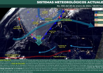 Se pronostican lluvias puntuales intensas en Veracruz, Oaxaca, Chiapas y Tabasco