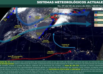 Este sábado, se esperan lluvias puntuales fuertes en Puebla y Veracruz