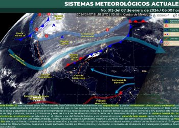 Cuarta tormenta invernal ocasionará descenso de temperatura, rachas de viento y posible caída de nieve o aguanieve en Baja California, Sonora y Chihuahua