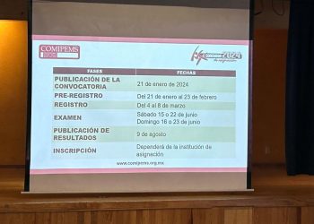 Se prevé inscripción de 290 mil aspirantes al examen de asignación para Educación Media Superior, 4 mil más que en 2023