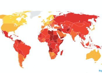 México se mantiene en el sitio 126 de 180 en el Índice de Percepción de la Corrupción