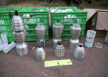 Desmantelan en Michoacán taller criminal para la elaboración de artefactos explosivos