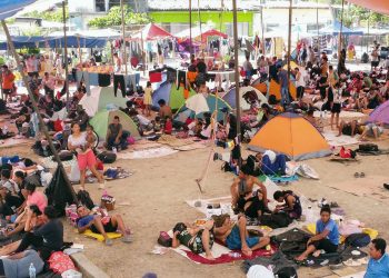 Caravana migrante se queda en Oaxaca para presionar ayuda del Gobierno federal