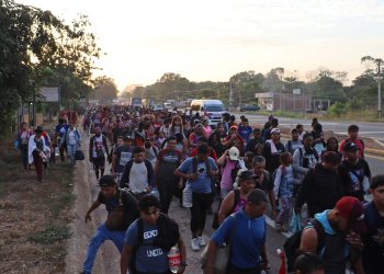 Sale de Tapachula una nueva caravana migrante