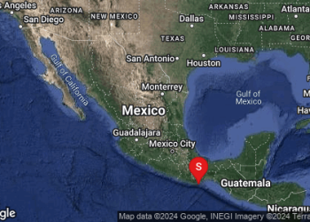 Sismológico Nacional reporta sismo con magnitud preliminar de 5 grados en Oaxaca