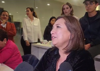 Xóchitl Gálvez parte Rosca de Reyes y desea construir la paz y la tranquilidad en el país.