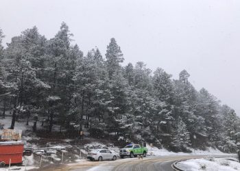Se pinta de blanco Cañón Los Oyameles de Arteaga, Coahuila por Frente Frío 35