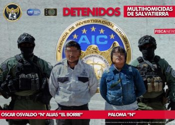 Fiscalía detiene a dos personas que participaron en masacre de Salvatierra