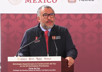 Horacio Duarte inaugura Feria de la Paz en Ecatepec