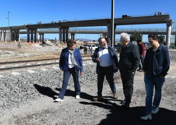 López Obrador y Delfina Gómez supervisan ampliación del Suburbano Lechería-AIFA