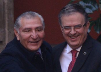 Adán Augusto López y Marcelo Ebrard van para pluris del Senado por Morena