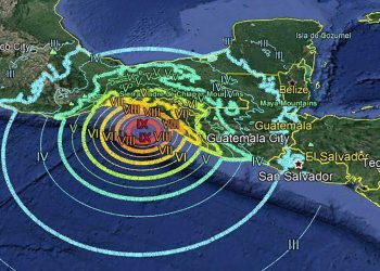 Se registra sismo con magnitud preliminar 5.7 en Ciudad Hidalgo, Chiapas