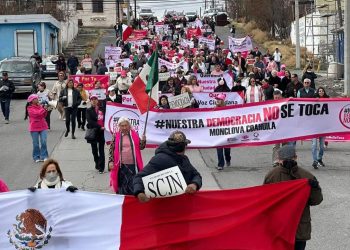 Saltillo, Monclova y Torreón se suman a la “Marcha por la Democracia”