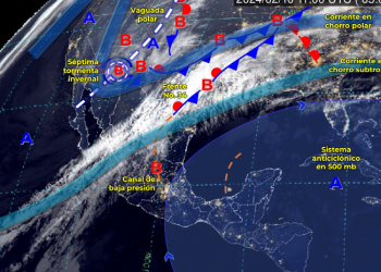 Se prevén lluvias con chubascos y rachas fuertes a intensas de viento