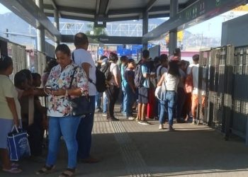 Esta semana se vio afectada la zona conurbada de Acapulco por la falta del servicio del transporte público