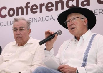 “EU reitera compromiso de colaborar con México para avanzar en la seguridad”: Ken Salazar