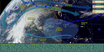 Una vaguada polar y el frente frío 35 provocarán lluvias en estos estados