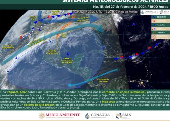 SMN prevé entrada de nuevo frente frío
