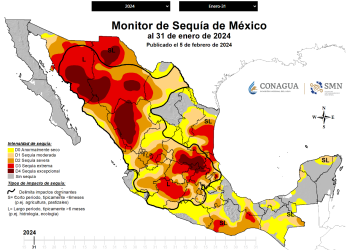 El 60% del país registra sequía; estos son los estados más afectados