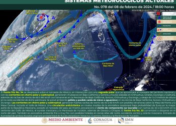 El frente frío 34 se extenderá sobre el noreste y el norte del país