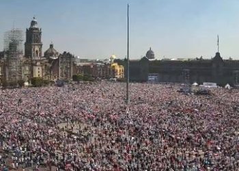 Gobierno capitalino estima 90 mil asistentes a la “Marcha por Nuestra Democracia”
